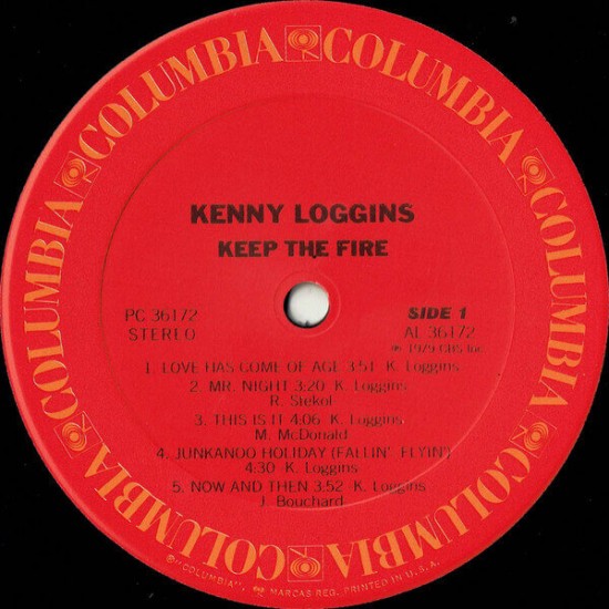 Kenny Loggins Keep The Fire 1979 I Plak Sesi